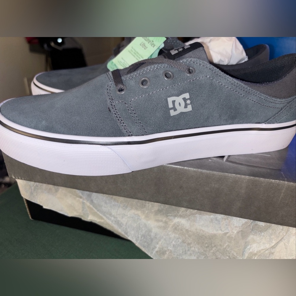 DC Footwear with Bold Red Soles